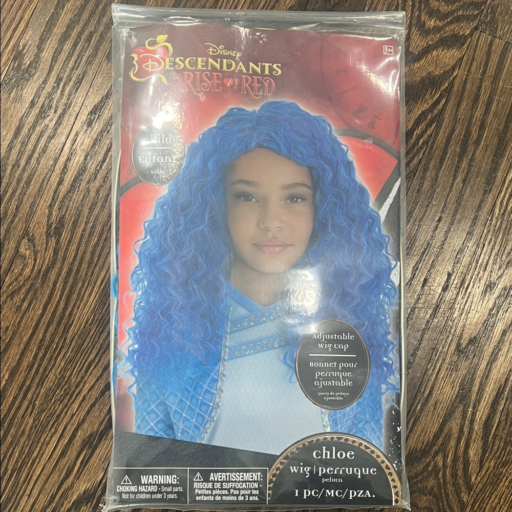 Disney Descendants Vibrant Blue Kids Wig